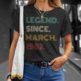 40 Years Old Legend Since March 1983 40Th Birthday Unisex T-Shirt Gifts for Her