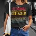 5 Things You Should Know About My Grandpa Fathers Day T-Shirt Gifts for Her