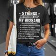 5 Things You Should Know About My Husband October T-Shirt Gifts for Her