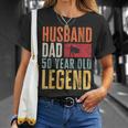 Mens 50Th Birthday Dad Husband Legend Vintage 50 Years Old T-Shirt Gifts for Her