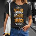 67. Geburtstag T-Shirt für Herren, Papa 2020 Edition auf Spanisch Geschenke für Sie