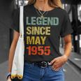 68 Year Old 68Th Birthday Gifts Legend Since May 1955 Unisex T-Shirt Gifts for Her