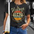 80 Geburtstag Farben Geboren Im Jahr 1942 80 Jahre Vintage T-Shirt Geschenke für Sie