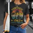 80 Years Old Vintage 1943 Limited Edition 80Th Birthday T-Shirt Gifts for Her