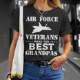 Air Force Veterans Make The Best Grandpas Veteran Grandpa V3 T-Shirt Gifts for Her