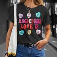 Alphabet I Love You Abcdefghi Love Holiday T-Shirt Gifts for Her