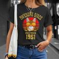 Awesome Since December 1951 71. Geburtstag Katzenliebhaber T-Shirt Geschenke für Sie