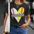 Baller Grandma | Proud Softball Baseball Player Grandma Unisex T-Shirt Gifts for Her