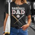 Baseball Lover For Father Baseball Dad Unisex T-Shirt Gifts for Her