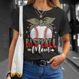 Baseball Mom Life Game Day Leopard Cute Mothers Day Unisex T-Shirt Gifts for Her