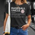 Baseball Uncle Definition Best Uncle Ever Unisex T-Shirt Gifts for Her
