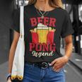 Beer Pong Legend Alkohol Trinkspiel Beer Pong T-Shirt Geschenke für Sie