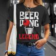 Beer Pong Legend Alkohol Trinkspiel Beer Pong V2 T-Shirt Geschenke für Sie