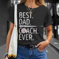 Best Dad Coach Ever Baseball Patriotic For Fathers Day Gift For Mens Unisex T-Shirt Gifts for Her
