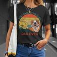 Mens Best English Bulldog Dad Ever Fathers Day For Dog Dad Papa T-Shirt Gifts for Her