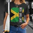 Best Jamaican Dad Ever Jamaica Daddy Fathers Day T-Shirt Gifts for Her