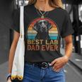 Best Lab Dad Ever Black Labrador Lover Fathers Day Gift For Mens Unisex T-Shirt Gifts for Her