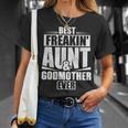 Beste Verdammte Tante Und Patin Retro Vintage Oma T-Shirt Geschenke für Sie