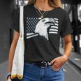 Bird Brave Amerikanische Flagge T-Shirt Geschenke für Sie
