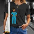 Black African American Nurse Natural Hair Locs Dreadlocks Gift For Womens Unisex T-Shirt Gifts for Her