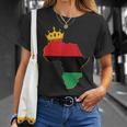 Black King Queen Couple Matching African American Valentine T-Shirt Gifts for Her