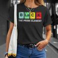 Black The Prime Element Black History Month Periodic Table T-Shirt Gifts for Her