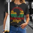 Black Teacher Magic Melanin Pride Black History Month V3 T-Shirt Gifts for Her