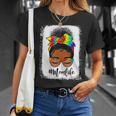 Black Women Tie Dye Mom Life Mothers Day Mothers Women Mama Gift For Womens Unisex T-Shirt Gifts for Her