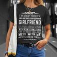 Boyfriend Taken By A Freaking Awesome Girlfriend Unisex T-Shirt Gifts for Her