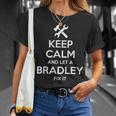 Bradley Funny Surname Birthday Family Tree Reunion Gift Idea Unisex T-Shirt Gifts for Her