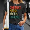 Chemist Hero Myth Legend Vintage Chemie T-Shirt Geschenke für Sie