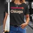 Chicago Basketball B-Ball City Illinois Retro Chicago T-Shirt Gifts for Her