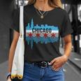 Chicago Skyline V2 Unisex T-Shirt Gifts for Her