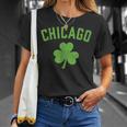 Chicago St Patricks Day Pattys Day Shamrock T-shirt Gifts for Her