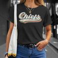 Chiefs Name Personalized Vintage Retro Chiefs Sport Name T-shirt Gifts for Her