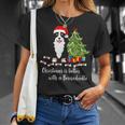Christmas Bernedoodle Funny Cute Gift Mom Dad Grandma Unisex T-Shirt Gifts for Her