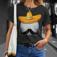 Cinco De Mayo Golf Ball Mustache Mexican Golf Player T-Shirt Gifts for Her