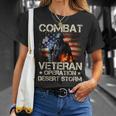 Mens Combat Veteran Operation Desert Storm Soldier T-Shirt Gifts for Her