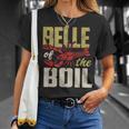 Crawfish Belle Of The Boil Funny Cajun Crayfish Queen Unisex T-Shirt Gifts for Her