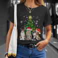 Cute Cat Christmas Tree Cat Lover Xmas Cat Mom Gift Unisex T-Shirt Gifts for Her
