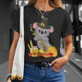 Cute Koala Bear Pilgrim - Happy Thanksgiving Holiday Autumn T-shirt Gifts for Her