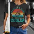 Cycling Dad Like A Regular Dad But Cooler Vintage Cyclist T-shirt Gifts for Her