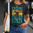 Cycling Dad T-Shirt für Herren, Cool Papa Radfahrer Design Geschenke für Sie