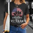I Am A Dad Grandpa And A Veteran Nothing Scares Me Usa V3 T-Shirt Gifts for Her