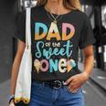 Dad Of The Sweet One Happy 1St Birthday Papa Ice Cream Gift For Mens Unisex T-Shirt Gifts for Her