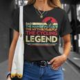 Dad The Man The Myth The Cycling Legend Funny Cyclist Gift For Mens Unisex T-Shirt Gifts for Her