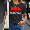 Daddy Bear Buffalo Plaid Unisex T-Shirt Gifts for Her
