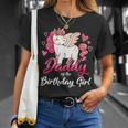 Daddy Of The Birthday Girl Father Gifts Unicorn Birthday Unisex T-Shirt Gifts for Her
