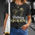 Damen 27. Geburtstag T-Shirt Jahrgang 1995, Birthday Queen mit Krone Geschenke für Sie