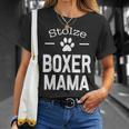 Damen Stolze Boxer Mama Dog Hunde Mutter Haustier T-Shirt Geschenke für Sie